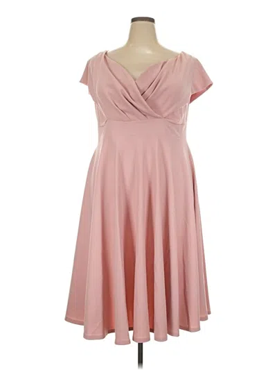 Pre-owned Quiz Casual Dress In Pink