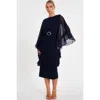 Quiz Chiffon Frill Midi Dress