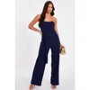 Quiz Scuba Crepe Bandeau Jumpsuit