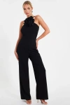 Quiz Scuba Crepe Halter Neck Jumpsuit
