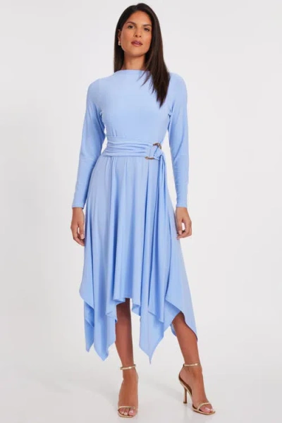 Quiz Soft Touch Maxi Dress With Hanky Hem