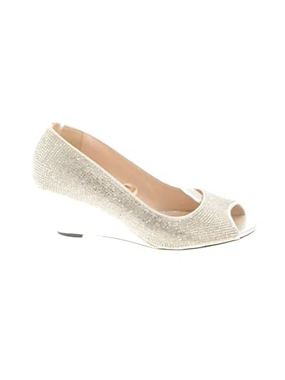 Pre-owned Quiz Wedges In Silver