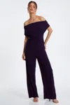 Quiz Ity Bardot Palazzo Jumpsuit In Blue