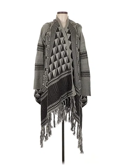 Pre-owned Quo-ta-tion Kimono In Gray