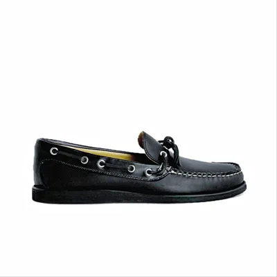 Quoddy Canoe Shoe In Black
