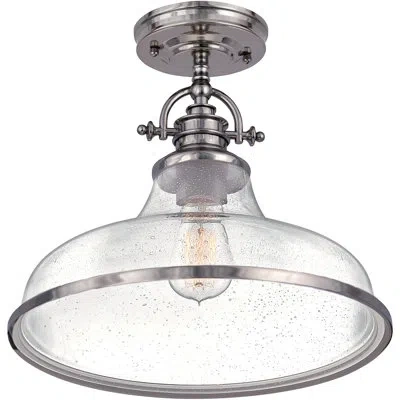 Quoizel 1 -light 13.5" Semi Flush Mount