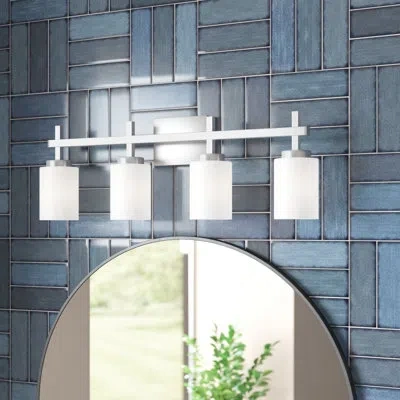 Quoizel 4 - Light Dimmable Led Vanity Light In Polished Chrome