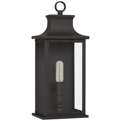 Quoizel Abernathy 15 1/2" High Old Bronze Outdoor Wall Light