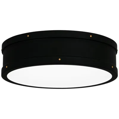 Quoizel Ahoy Integrated Led Matte Black Flush Mount Light