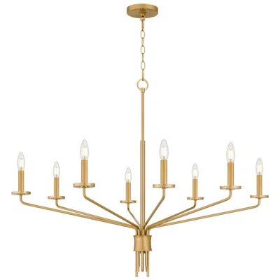 Quoizel Alexander 8-light Brushed Gold Chandelier