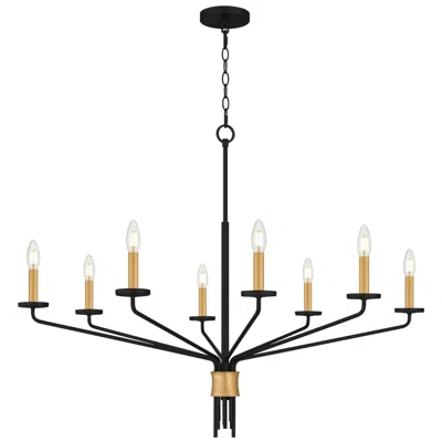 Quoizel Alexander 8-light Matte Black Chandelier