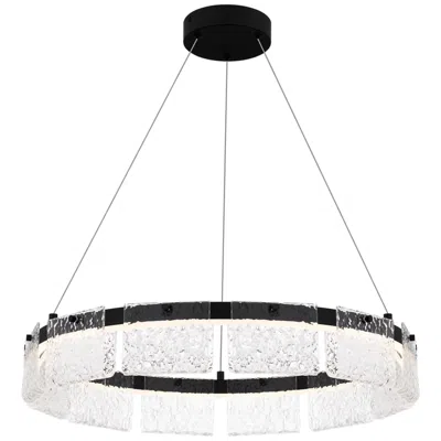 Quoizel Alice Integrated Led Matte Black Pendant Light