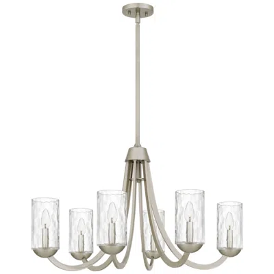Quoizel Allard 6-light Brushed Nickel Chandelier