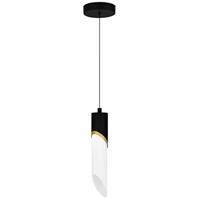Quoizel Alys 1-light Integrated Led Matte Black Mini Pendant