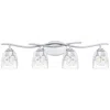 Quoizel Ansley 33 1/2"w Polished Chrome 4-light Bath Light