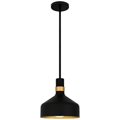 Quoizel Arbor 1-light Matte Black Mini Pendant