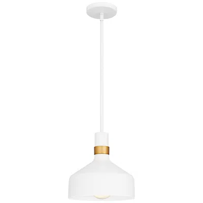 Quoizel Arbor 1-light Matte White Mini Pendant