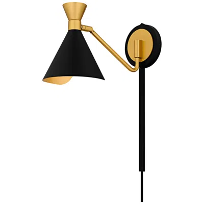 Quoizel Arden 1-light Matte Black Wall Sconce