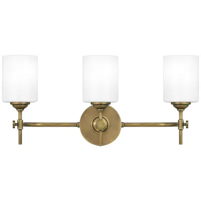 Quoizel Aria 22 1/2" Wide Weathered Brass 3-light Bath Light