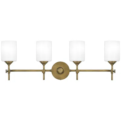 Quoizel Aria 31 1/4" Wide Weathered Brass 4-light Bath Light