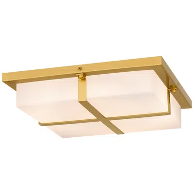 Quoizel Armstrong Integrated Led Brushed Gold Flush Mount