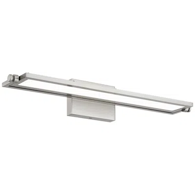 Quoizel Astro 26 1/4" Wide Brushed Nickel Led Bath Light In Silver