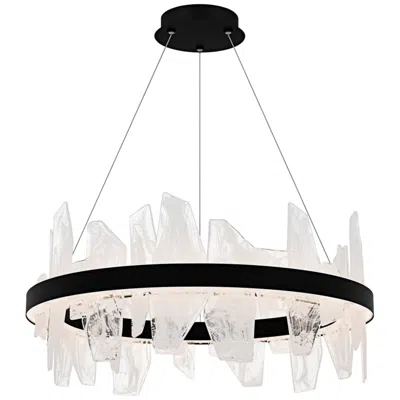 Quoizel Aurelia Integrated Led Matte Black Chandelier