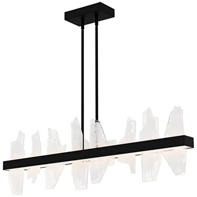 Quoizel Aurelia Integrated Led Matte Black Linear Chandelier