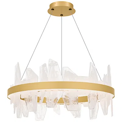 Quoizel Aurelia Integrated Led Soft Gold Chandelier
