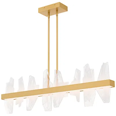 Quoizel Aurelia Integrated Led Soft Gold Linear Chandelier