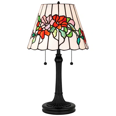 Quoizel Aurora 2-light Matte Black Table Lamp