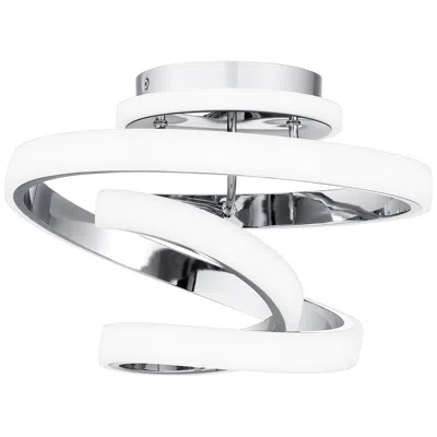 Quoizel Aviva 12 1/2" Wide Polished Chrome Led Ceiling Light