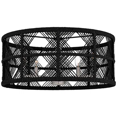 Quoizel Axford 5-light Antique Nickel Semi-flush Mount