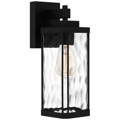 Quoizel Balchier 14 1/4" High Matte Black Outdoor Wall Light