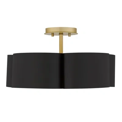 Quoizel Balsam 5-light Matte Black Semi-flush Mount