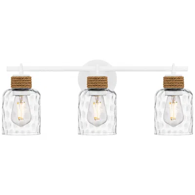 Quoizel Baltic 24"w Matte White 3-light Vanity Bath Light
