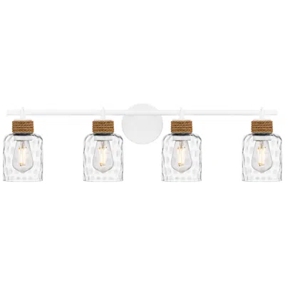 Quoizel Baltic 33 3/4" Wide Matte White 4-light Bath Light