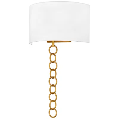 Quoizel Baynes 2-light Brushed Gold Wall Sconce