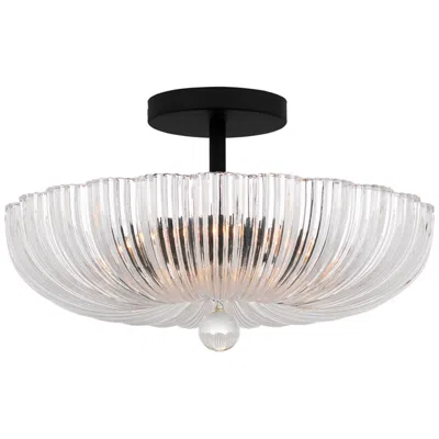 Quoizel Belmond 15 3/4"w Matte Black 3-light Ceiling Light