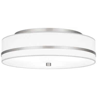 Quoizel Belotte 15" Wide Brushed Nickel Ceiling Light