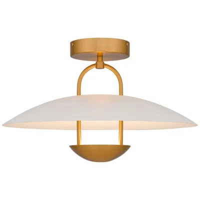 Quoizel Bingham 18" Wide Brushed Gold Led Ceiling Light