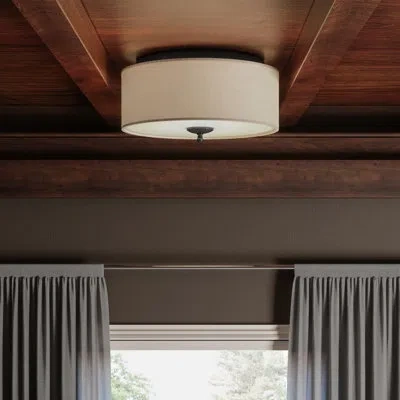 Quoizel Blueprint Collection 3 -light 16" Flush Mount