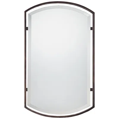 Quoizel Breckenridge Bronze 21" X 35" Frame Wall Mirror