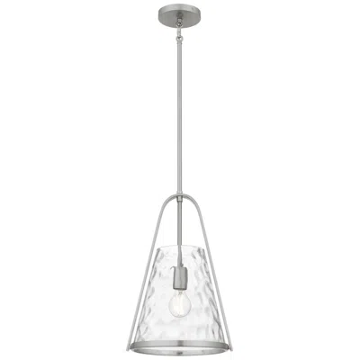 Quoizel Briley 1-light Brushed Nickel Mini Pendant Light