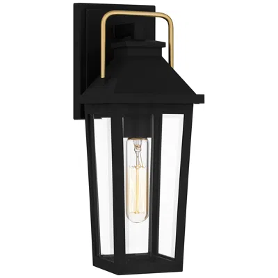 Quoizel Buckley 14 1/2" High Matte Black Outdoor Wall Light