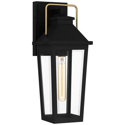 Quoizel Buckley 1-light Matte Black Outdoor Wall Lantern