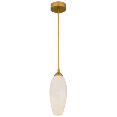 Quoizel Burnett Integrated Led Brushed Gold Mini Pendant Light