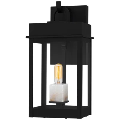 Quoizel Carmen 1-light Matte Black Outdoor Wall Lantern