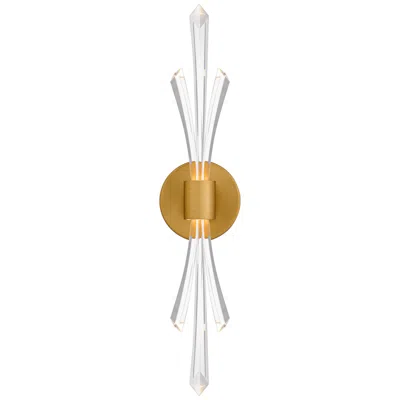 Quoizel Cecily 22 1/2" High Brushed Gold Wall Sconce