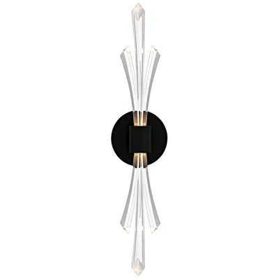 Quoizel Cecily 22 1/2" High Matte Black Led Wall Sconce